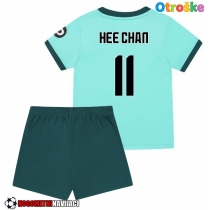 Otroške Nogometnih dresov Wolves Hee-chan Hwang #11 Gostujoči 2025-26 Kratki rokavi (+ hlače)